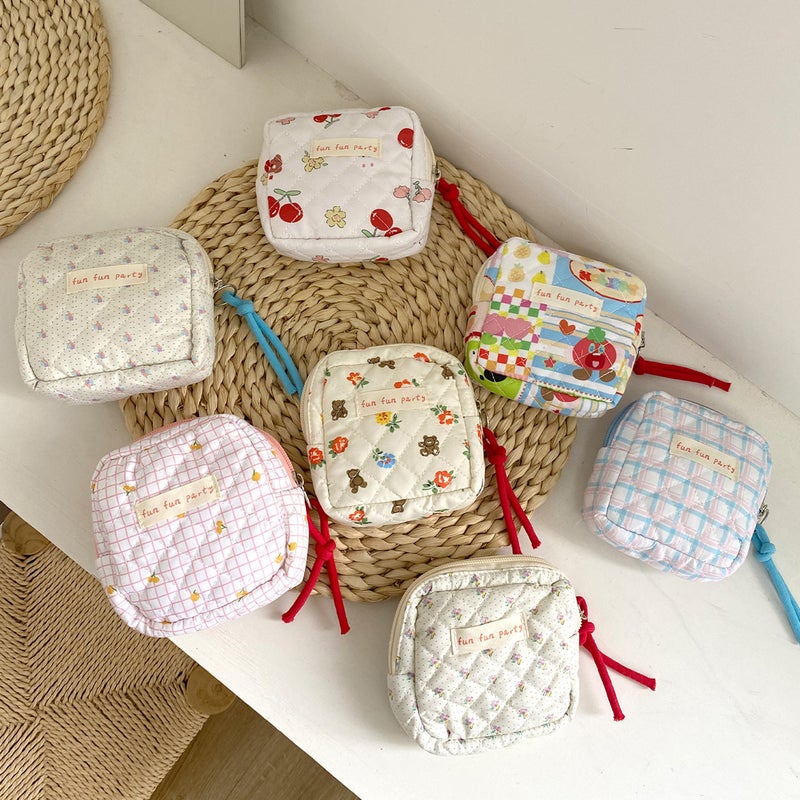 Cute Aunt Sanitary Napkin Storage Bag, Girly Portable Sanitary Napkin Storage Pouch, Small Mini Menstrual Bag, Makeup Bag For Women - Image 3